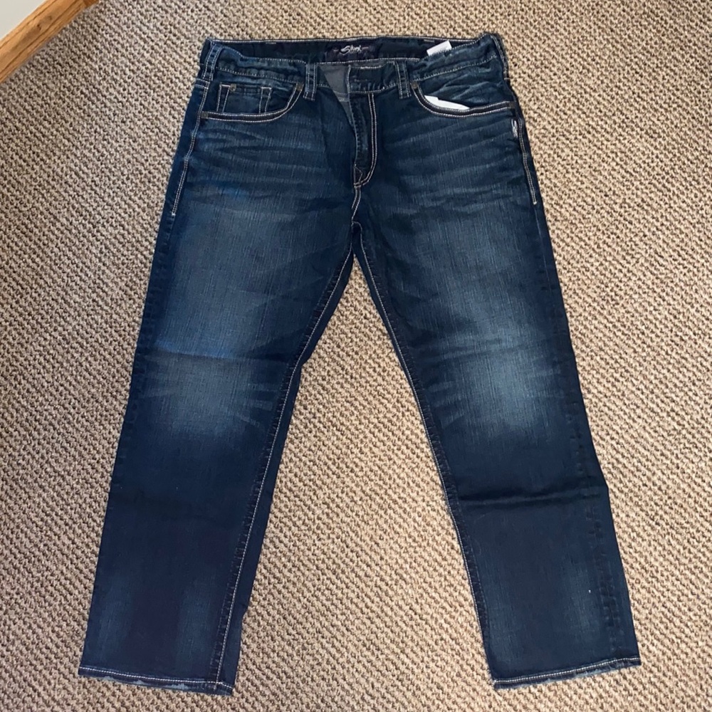 Mens Silver jeans